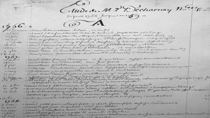 Image d'un ancien document manuscrit  