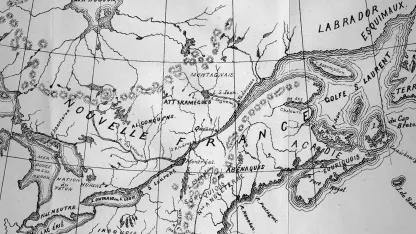 Ancienne carte du Québec